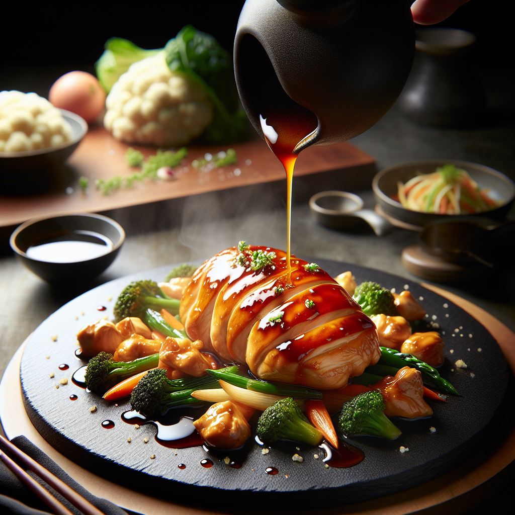 Poulet sauce asiatique