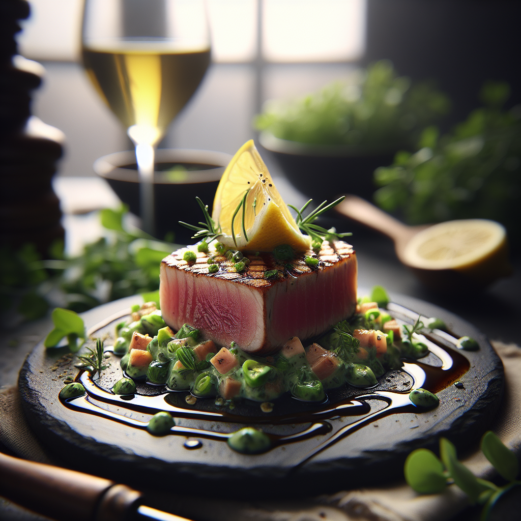 Thon à la crème de citron